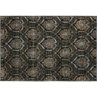 Piper Looms Mayfield Medallions AMF809 Black Machine Washable Area Rug Scatter Main Image