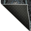 Piper Looms Mayfield Medallions AMF809 Blue Machine Washable Area Rug Backing Image