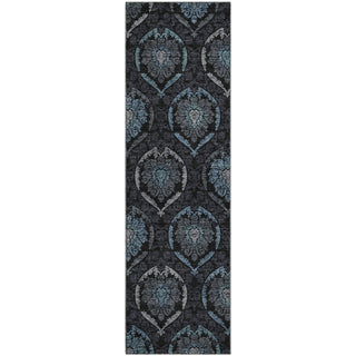 Piper Looms Mayfield Medallions AMF809 Blue Machine Washable Area Rug Runner Main Image