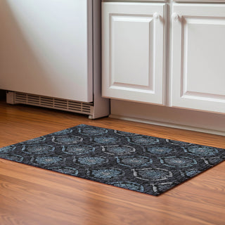 Piper Looms Mayfield Medallions AMF809 Blue Machine Washable Area Rug Scatter Lifestyle Image Feature