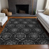 Piper Looms Mayfield Medallions AMF809 Gray Machine Washable Area Rug Lifestyle Image Feature