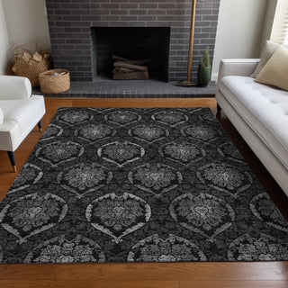 Piper Looms Mayfield Medallions AMF809 Gray Machine Washable Area Rug Lifestyle Image Feature