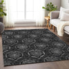 Piper Looms Mayfield Medallions AMF809 Gray Machine Washable Area Rug Lifestyle Image Feature