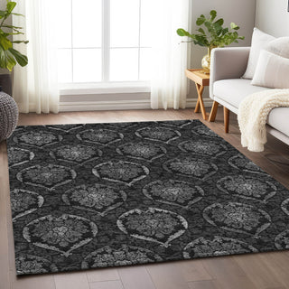 Piper Looms Mayfield Medallions AMF809 Gray Machine Washable Area Rug Lifestyle Image Feature