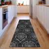 Piper Looms Mayfield Medallions AMF809 Gray Machine Washable Area Rug Runner Lifestyle Image Feature