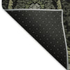 Piper Looms Mayfield Medallions AMF809 Green Machine Washable Area Rug Backing Image