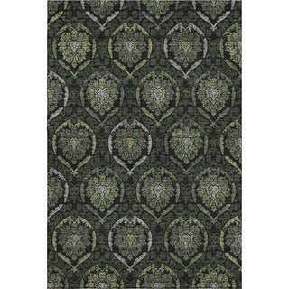 Piper Looms Mayfield Medallions AMF809 Green Machine Washable Area Rug main image