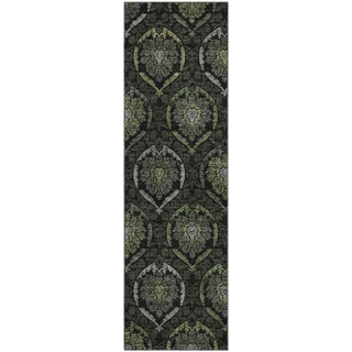 Piper Looms Mayfield Medallions AMF809 Green Machine Washable Area Rug Runner Main Image