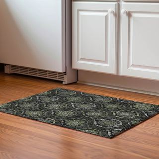 Piper Looms Mayfield Medallions AMF809 Green Machine Washable Area Rug Scatter Lifestyle Image Feature