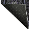 Piper Looms Mayfield Medallions AMF809 Purple Machine Washable Area Rug Backing Image