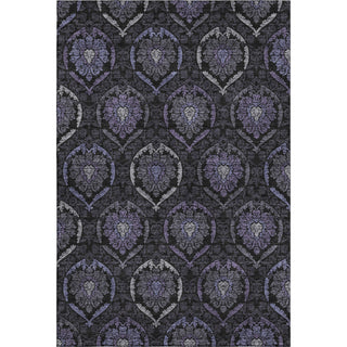 Piper Looms Mayfield Medallions AMF809 Purple Machine Washable Area Rug main image