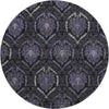 Piper Looms Mayfield Medallions AMF809 Purple Machine Washable Area Rug Round Main Image