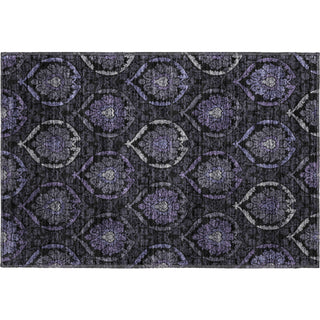 Piper Looms Mayfield Medallions AMF809 Purple Machine Washable Area Rug Scatter Main Image