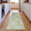 Piper Looms Mayfield Medallions AMF810 Aloe Machine Washable Area Rug Runner Lifestyle Image Feature