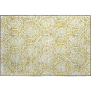 Piper Looms Mayfield Medallions AMF810 Gold Machine Washable Area Rug Scatter Main Image