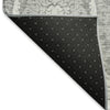 Piper Looms Mayfield Medallions AMF810 Gray Machine Washable Area Rug Backing Image