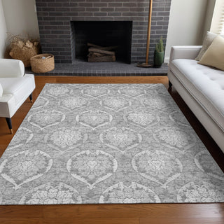 Piper Looms Mayfield Medallions AMF810 Gray Machine Washable Area Rug Lifestyle Image Feature