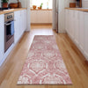Piper Looms Mayfield Medallions AMF810 Pink Machine Washable Area Rug Runner Lifestyle Image Feature