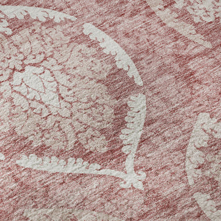 Piper Looms Mayfield Medallions AMF810 Pink Machine Washable Area Rug Swatch Image