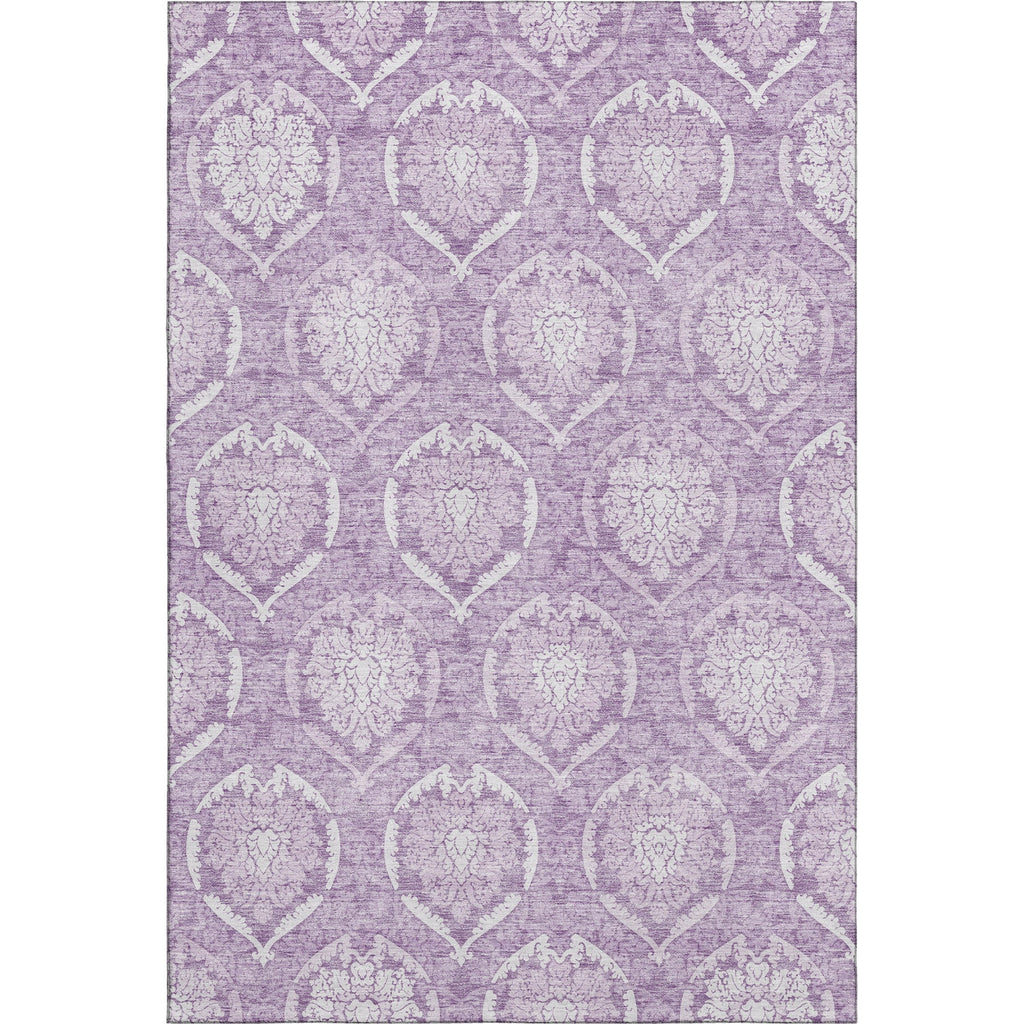 Piper Looms Mayfield Medallions AMF810 Plum Machine Washable Area Rug main image