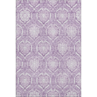 Piper Looms Mayfield Medallions AMF810 Plum Machine Washable Area Rug main image