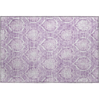 Piper Looms Mayfield Medallions AMF810 Plum Machine Washable Area Rug Scatter Main Image