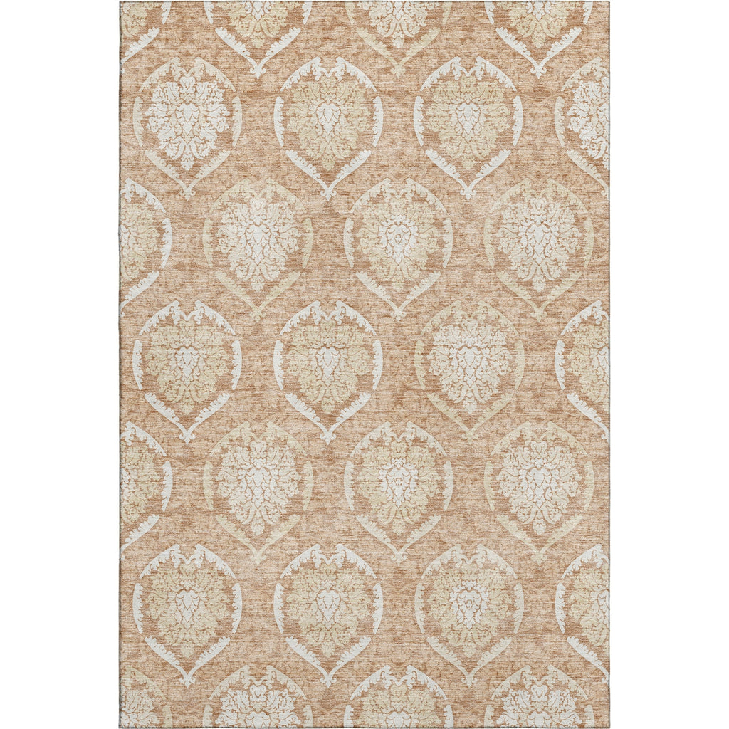 Piper Looms Mayfield Medallions AMF810 Salmon Machine Washable Area Rug main image