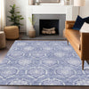 Piper Looms Mayfield Medallions AMF810 Sky Machine Washable Area Rug Lifestyle Image Feature