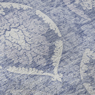 Piper Looms Mayfield Medallions AMF810 Sky Machine Washable Area Rug Swatch Image