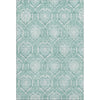 Piper Looms Mayfield Medallions AMF810 Turquoise Machine Washable Area Rug main image