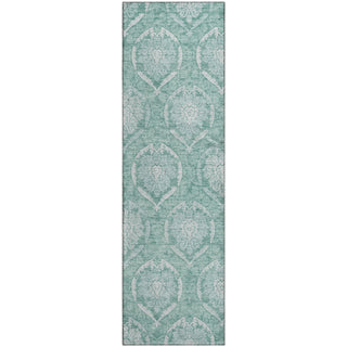 Piper Looms Mayfield Medallions AMF810 Turquoise Machine Washable Area Rug Runner Main Image