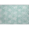 Piper Looms Mayfield Medallions AMF810 Turquoise Machine Washable Area Rug Scatter Main Image