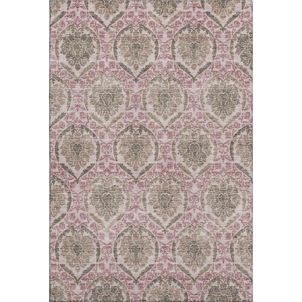 Piper Looms Mayfield Medallions AMF811 Chocolate Machine Washable Area Rug main image
