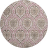 Piper Looms Mayfield Medallions AMF811 Chocolate Machine Washable Area Rug Round Main Image