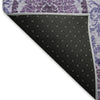 Piper Looms Mayfield Medallions AMF811 Eggplant Machine Washable Area Rug Backing Image