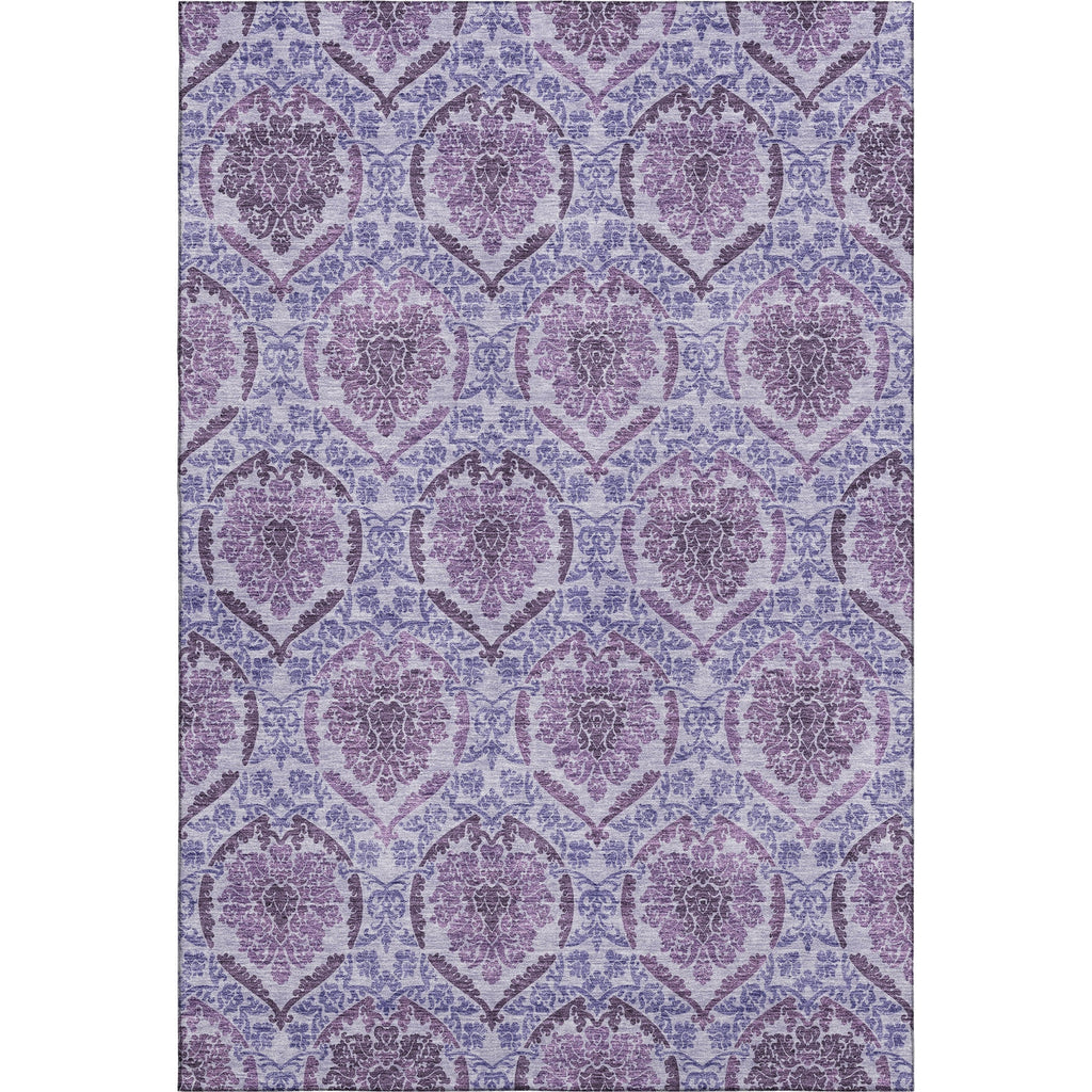 Piper Looms Mayfield Medallions AMF811 Eggplant Machine Washable Area Rug main image