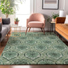 Piper Looms Mayfield Medallions AMF811 Fern Machine Washable Area Rug Lifestyle Image Feature