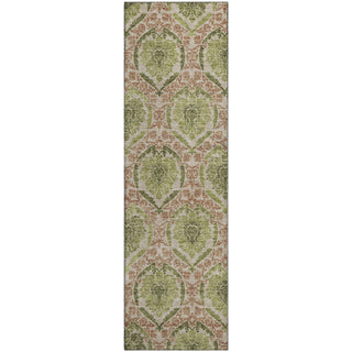 Piper Looms Mayfield Medallions AMF811 Olive Machine Washable Area Rug Runner Main Image