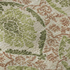 Piper Looms Mayfield Medallions AMF811 Olive Machine Washable Area Rug Swatch Image