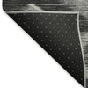 Piper Looms Mayfield Southwest AMF812 Black Machine Washable Area Rug Backing Image