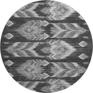 Piper Looms Mayfield Southwest AMF812 Black Machine Washable Area Rug Round Main Image