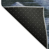 Piper Looms Mayfield Southwest AMF812 Blue Machine Washable Area Rug Backing Image