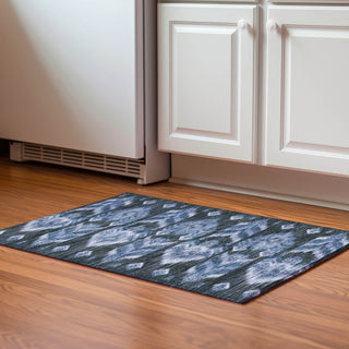 Piper Looms Mayfield Southwest AMF812 Blue Machine Washable Area Rug Scatter Lifestyle Image Feature