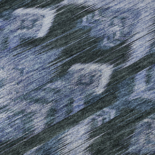 Piper Looms Mayfield Southwest AMF812 Blue Machine Washable Area Rug Swatch Image