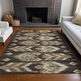 Piper Looms Mayfield Southwest AMF812 Brown Machine Washable Area Rug Lifestyle Image Feature