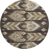 Piper Looms Mayfield Southwest AMF812 Brown Machine Washable Area Rug Round Main Image