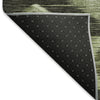 Piper Looms Mayfield Southwest AMF812 Olive Machine Washable Area Rug Backing Image