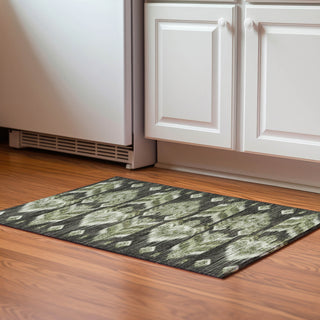 Piper Looms Mayfield Southwest AMF812 Olive Machine Washable Area Rug Scatter Lifestyle Image Feature