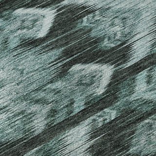 Piper Looms Mayfield Southwest AMF812 Teal Machine Washable Area Rug Swatch Image