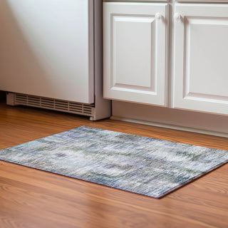 Piper Looms Mayfield Modern AMF813 Green Machine Washable Area Rug Scatter Lifestyle Image Feature